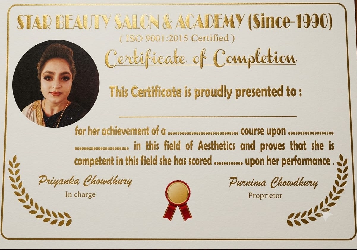 Course Completion Certificate