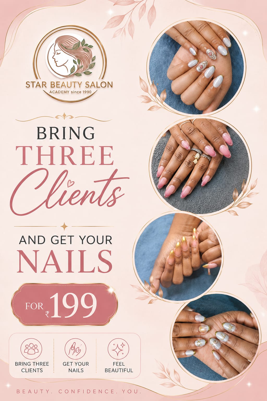Nails and Extensions at Star Beauty Salon Behala Kolkata